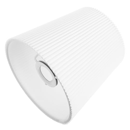 BESTYASH Pleated Cloth Lampshade Flach Angeklebter Stoff Lampenschirm Für Tisch Steh Und Nachttischlampen Passend Für Fassung Mit Lochmaß Minimalistisches Design Für Moderne Und Klassische von BESTYASH