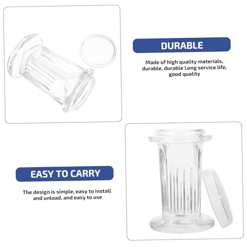 BESTYASH Professionelles Glas-färbeglas Labor Staining Jar Kapazität Rundes Bruchsicheres Glasbehälter für Histologische Zellproben Färbetank für Universitäten und Forschungseinrichtungen von BESTYASH