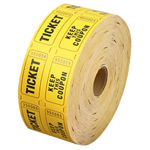 BESTYASH Raffrollo Los tickets Gelb Einzeln Perforiert Event Papier Lose Gewinnmarken Spielkarten Praktisch Für Feier Wahl Eintritt BESTYASH Raffrollo Los tickets Gelb Einzeln Perforiert Event Papier Lose Gewinnmarken Spielkarten Praktisch Für Feier Wahl Eintritt von BESTYASH