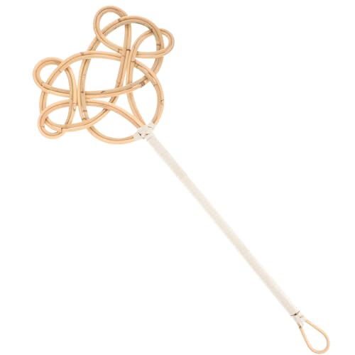 BESTYASH Rattan Quilt Dust Catcher mit Langem Griff Langlebiges Staubentfernungsgerät für Haushalt Großes Flächen Design für Teppich und Polsterreinigung Handgefertigt Vielseitig für von BESTYASH