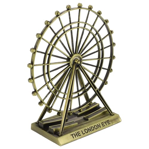BESTYASH Retro Ferris Wheel Dekoration Vintage Haushaltskunst für Wohnräume Tv Schrank und Partys Einzigartiges Deko Element Antikbronze von BESTYASH