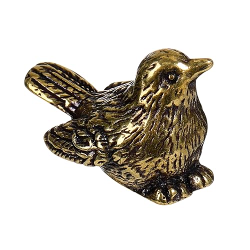BESTYASH Vintage Messing Spatz Statue Dekoration für Zuhause und Büro Vogelfigur für Schreibtisch Retro Ornamente aus Langlebigem Messing Perfektes für Vogel BESTYASH Vintage Messing Spatz Statue Dekoration für Zuhause und Büro Vogelfigur für Schreibtisch Retro Ornamente aus Langlebigem Messing Perfektes für Vogel von BESTYASH