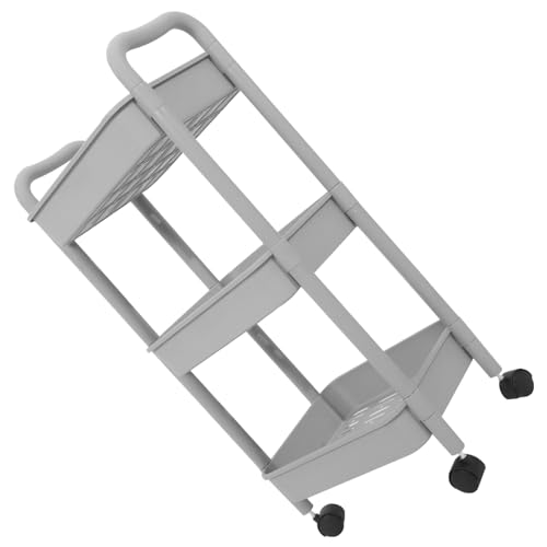 BESTYASH Rollwagen mit Rädern Vielseitiger Aufbewahrungswagen für Küche Bad und Büro Stufiges Mobiles Regal Robuste Konstruktion und Design für Organisation von Haushaltsgegenständen BESTYASH Rollwagen mit Rädern Vielseitiger Aufbewahrungswagen für Küche Bad und Büro Stufiges Mobiles Regal Robuste Konstruktion und Design für Organisation von Haushaltsgegenständen von BESTYASH