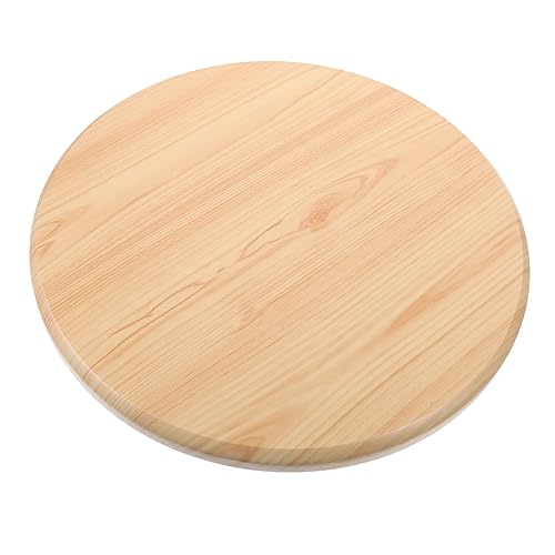 BESTYASH Runder Holzschemel Sitz Ersatz Sitzfläche aus Holz Robust für Barhocker Restaurant Hochzeit Büro Geeignet Langlebig und von BESTYASH