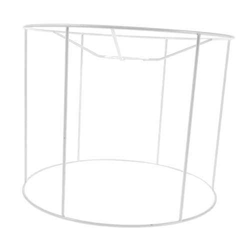 BESTYASH Runder Lampenschirm Rahmen Eisernes Lampenschirmgestell mit Fassung für DIY Tischlampen und Hängelampen Vielseitiger Lampenschirmhalter für Wohn Gewerberaumgestaltung von BESTYASH