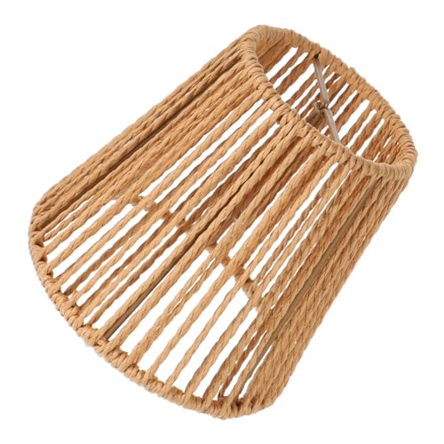 BESTYASH Rustikaler Lampenschirm aus Papierseil Handgewebt Vintage Deckenlampe Lampenabdeckung Geeignet für Pendelleuchte Vielseitig für Wohnzimmer Küche Schlafzimmer BESTYASH Rustikaler Lampenschirm aus Papierseil Handgewebt Vintage Deckenlampe Lampenabdeckung Geeignet für Pendelleuchte Vielseitig für Wohnzimmer Küche Schlafzimmer von BESTYASH