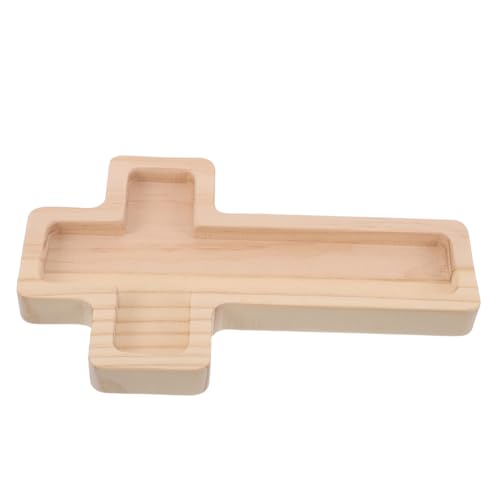 BESTYASH Rustikales Kreuzförmiges Holz-serviertablett für Partys Vielseitiger Snack Obstteller als Stilvolles Esszimmertisch-centerpiece Einfach zu Reinigen und Dekorativ für Halloween und BESTYASH Rustikales Kreuzförmiges Holz-serviertablett für Partys Vielseitiger Snack Obstteller als Stilvolles Esszimmertisch-centerpiece Einfach zu Reinigen und Dekorativ für Halloween und von BESTYASH