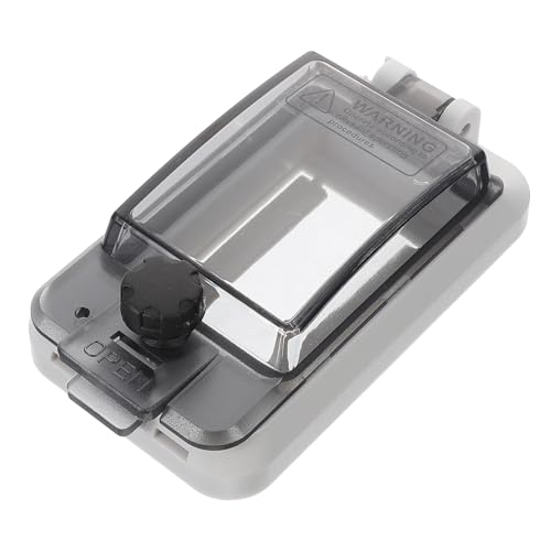 BESTYASH Steckdosenabdeckung Aussen Transparenter Leistungsschalterkasten Stromverteilungsschutzkasten Wege Anschlussdose Für Außensteckerschutz Und Einfacher Überwachung Des Schaltkreissta BESTYASH Steckdosenabdeckung Aussen Transparenter Leistungsschalterkasten Stromverteilungsschutzkasten Wege Anschlussdose Für Außensteckerschutz Und Einfacher Überwachung Des Schaltkreissta von BESTYASH