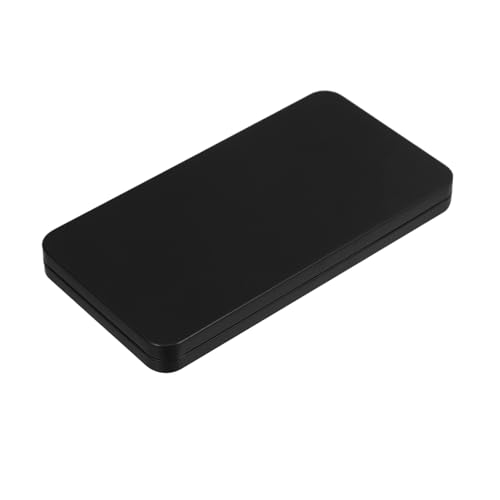 BESTYASH Schwarze Geldaufbewahrungsbox, Geldablage-Organizer, Kleine Metallaufbewahrung Mit Deckel, Geldscheinbox Für Sicheres Geldmanagement von BESTYASH