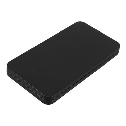 BESTYASH Schwarze Metall Aufbewahrungsbox Große Geldkassette mit Scharnier Vielseitige Aufbewahrungsbox für Geld Schmuck und Handy Stilvolles Design Langlebige Craft Storage Tin von BESTYASH