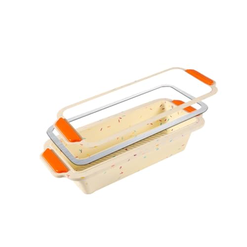 BESTYASH Silicone Toast Mold mit Integriertem Eisenrahmen Antihaft Backform für Brot und Kuchen Flexible Leicht zu Reinigende Silikonform für Problemloses Entformen zum Brotbacken und DIY BESTYASH Silicone Toast Mold mit Integriertem Eisenrahmen Antihaft Backform für Brot und Kuchen Flexible Leicht zu Reinigende Silikonform für Problemloses Entformen zum Brotbacken und DIY von BESTYASH