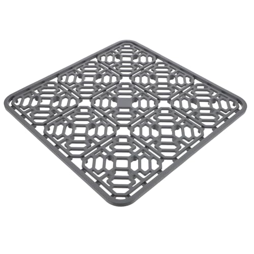 BESTYASH Silikon Abflussmatte Spülbecken Anti rutsch Hitzebeständig Hohles Design für Drainage und Filterung Schutzmatte für Küchenspüle und Arbeitsplatte Multifunktionale Abtropfunterlage von BESTYASH
