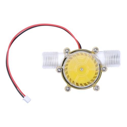 BESTYASH Stabilisierter Dc Micro hydro Generator mit Niedrigem Wasserdruckstart Wasserstromoptimierte Turbine Kompatibel mit Intelligenten Sensorarmaturen Transparent Gelbes Gehäuse von BESTYASH
