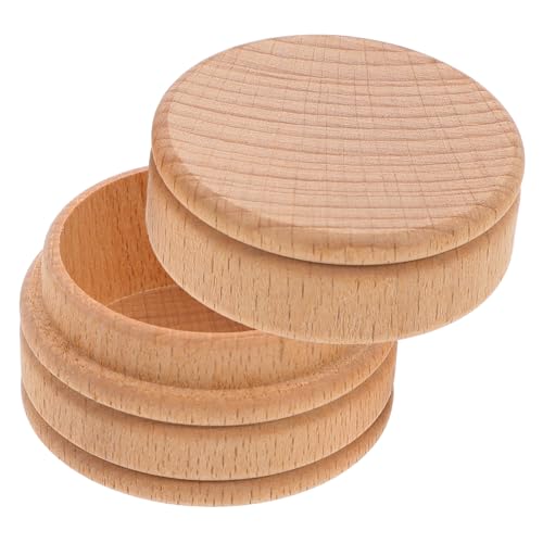 BESTYASH Teeth Keepsake Box aus Massivem Buchenholz Runde Aufbewahrungsbox Ø zur Sicheren Aufbewahrung von Milchzähnen und Nabelschnur Langlebiger und Haarschmuck Organizer für Jungen und BESTYASH Teeth Keepsake Box aus Massivem Buchenholz Runde Aufbewahrungsbox Ø zur Sicheren Aufbewahrung von Milchzähnen und Nabelschnur Langlebiger und Haarschmuck Organizer für Jungen und von BESTYASH