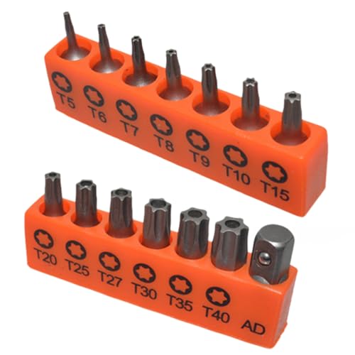 BESTYASH Teiliges Legierungs bit Adapter Hochfester Tamper resistenter Stern schraubendreherbitsatz für Elektroinstallation und Profi schraubendreher Kompatibel mit Schrauben BESTYASH Teiliges Legierungs bit Adapter Hochfester Tamper resistenter Stern schraubendreherbitsatz für Elektroinstallation und Profi schraubendreher Kompatibel mit Schrauben von BESTYASH
