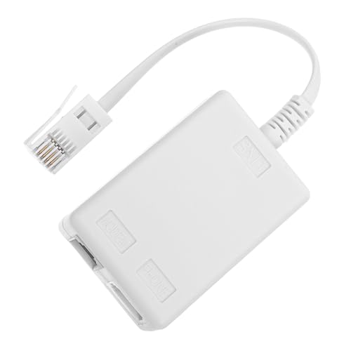 BESTYASH Telefonleitung Adsl Filter Telefon Splitter mit Integriertem Breitbandfilter und Verbessert Signalqualität Kompatibel mit Festnetztelefonen und Installieren BESTYASH Telefonleitung Adsl Filter Telefon Splitter mit Integriertem Breitbandfilter und Verbessert Signalqualität Kompatibel mit Festnetztelefonen und Installieren von BESTYASH