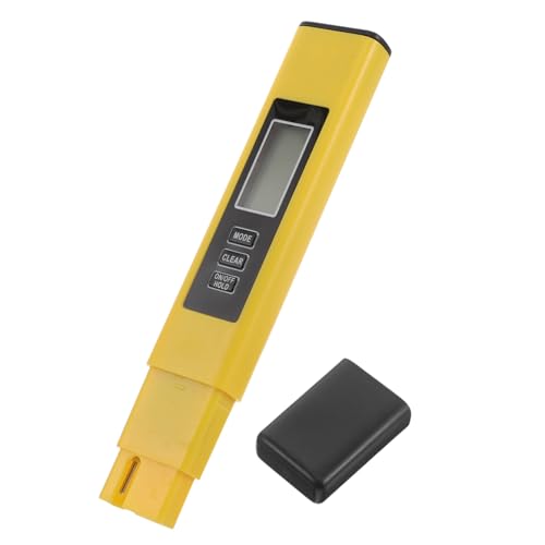 BESTYASH Tragbarer Wasserzähler mit Dualem Hintergrunddisplay für Ec Temperaturmessungen Präzises Wasseranalysegerät für Trinkwasser Pool Aquarium von BESTYASH