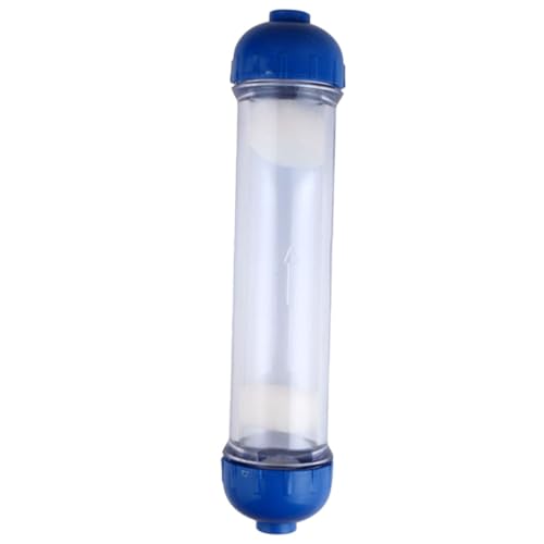 BESTYASH Transparenter Dicker Wasserfilter Gehäuse mit DIY Füllung Lebensmittelqualität Kunststoff Wiederverwendbar Einfache Installation Auslaufsicher Kompatibel mit von BESTYASH