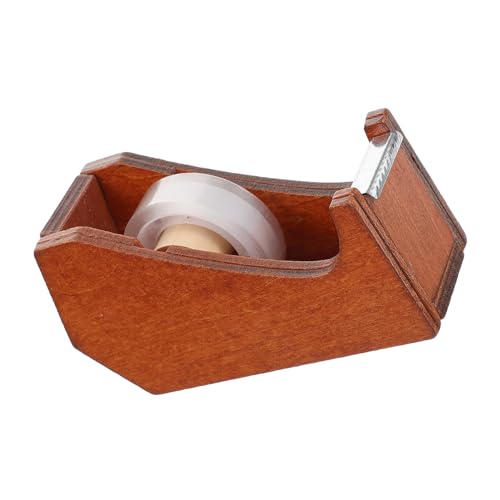 BESTYASH Vintage Holz Klebebandabroller mit Niedlichem Tierdesign Stabiler Desktop Tape Cutter Langlebiger Holz Tape Dispenser für Büro und Basteln für Schreibtisch BESTYASH Vintage Holz Klebebandabroller mit Niedlichem Tierdesign Stabiler Desktop Tape Cutter Langlebiger Holz Tape Dispenser für Büro und Basteln für Schreibtisch von BESTYASH