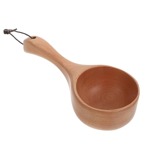 BESTYASH Vintage Holzlöffel Einteiliges Küchenholzkochutensil Multipurpose Suppenkelle mit Kurzem Griff Kratzfrei für Pfannen Bequem zu Halten mit Aufhängeloch Handliche Schöpfkelle für BESTYASH Vintage Holzlöffel Einteiliges Küchenholzkochutensil Multipurpose Suppenkelle mit Kurzem Griff Kratzfrei für Pfannen Bequem zu Halten mit Aufhängeloch Handliche Schöpfkelle für von BESTYASH