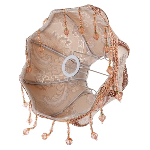 BESTYASH Vintage Lampenschirm aus Stoff Retro Lampenfassung Eleganter Stoffschirm mit Spitzen design Langlebiger Lampenschirm für Tisch Stehlampen Stilvoller Indoor Lichtschutz BESTYASH Vintage Lampenschirm aus Stoff Retro Lampenfassung Eleganter Stoffschirm mit Spitzen design Langlebiger Lampenschirm für Tisch Stehlampen Stilvoller Indoor Lichtschutz von BESTYASH