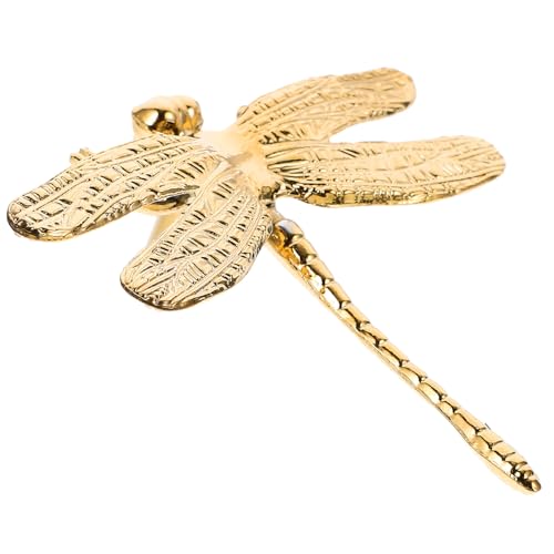 BESTYASH Vintage Messing Libellen Möbelknopf Robuster Schrankgriff für Kommode Schublade Kleiderschrank Stilvolles Türgriff design Langlebiges Metallgriff Zubehör von BESTYASH