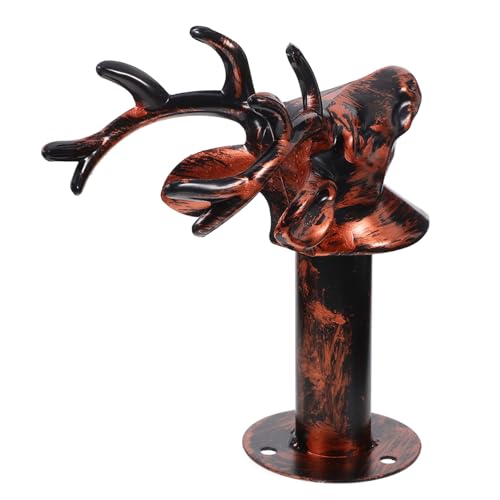BESTYASH Wandhaken mit Antlers Wandhaken für Jacken Hüte Schlüssel und Handtücher Praktische und Dekorative Wandhalterung für Zuhause Kupferfarben von BESTYASH
