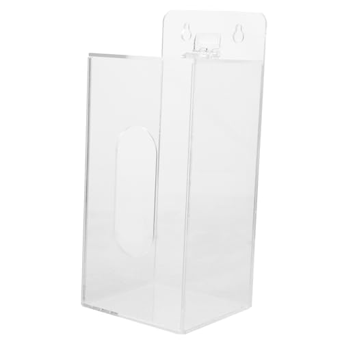 BESTYASH Wandhalterung für Einweghandschuhe Masken Transparente Acryl Aufbewahrungsbox für Bereiche Leicht zu Installieren Praktische Lösung BESTYASH Wandhalterung für Einweghandschuhe Masken Transparente Acryl Aufbewahrungsbox für Bereiche Leicht zu Installieren Praktische Lösung von BESTYASH