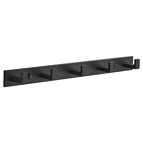 BESTYASH Wandmontierter Kleiderhaken mit Haken Schlüsselhalter und Handtuchrack für Küche und Eingangsbereich Selbstklebend Platzsparend Installieren von BESTYASH