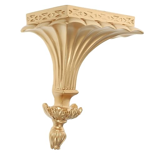 BESTYASH Wandregal Vintage Stil aus Resin Europäisches Schwimmendes Regal für Wohnzimmer und Badezimmer Dekorativer Aufbewahrungshalter für Kleine Gegenstände Sicher und von BESTYASH