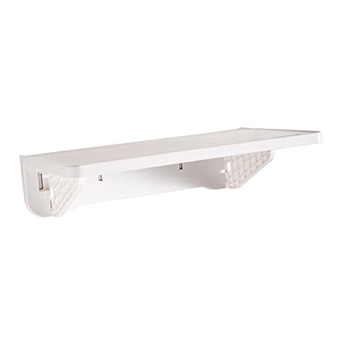 BESTYASH Wandregal ohne Bohren Küchen Badregal Faltbar aus Platzsparendes Vielseitiges Aufbewahrungsboard für Wandmontage Robust und Einfach Montierbar von BESTYASH