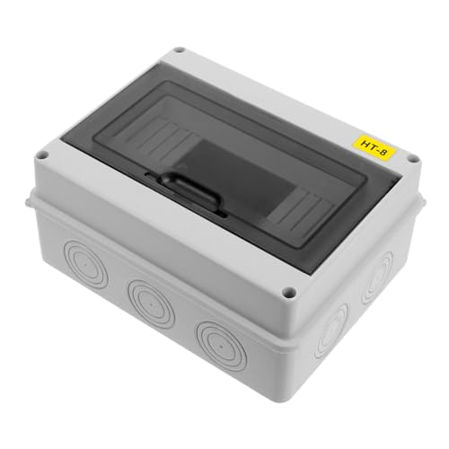 BESTYASH Wasserdichte Elektrische Verteilerdose mit Integriertem Leistungsschutzschalter Großer Kapazität und Mehrfachsteckplätzen Robustes Abs gehäuse für Outdoor und Haushalt Sichere BESTYASH Wasserdichte Elektrische Verteilerdose mit Integriertem Leistungsschutzschalter Großer Kapazität und Mehrfachsteckplätzen Robustes Abs gehäuse für Outdoor und Haushalt Sichere von BESTYASH