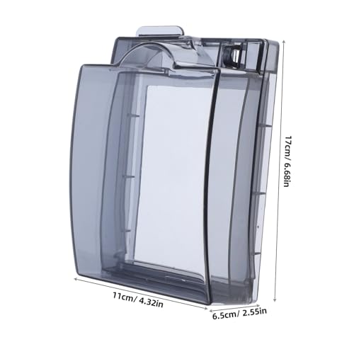 BESTYASH Wasserdichte Steckdosenabdeckung aus Kunststoff Selbstklebend Spritzwassergeschützt für Badezimmer und Außenbereich Transparente Schutzdose für Feuchträume und Garten Steckdosen BESTYASH Wasserdichte Steckdosenabdeckung aus Kunststoff Selbstklebend Spritzwassergeschützt für Badezimmer und Außenbereich Transparente Schutzdose für Feuchträume und Garten Steckdosen von BESTYASH