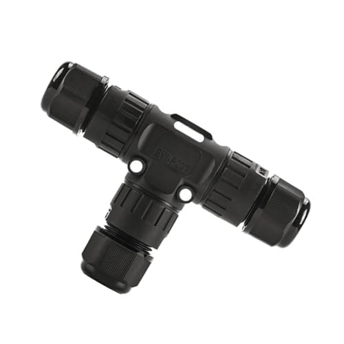 BESTYASH Wasserdichter Poliger Kabelverbinder Outdoor Kabelschutz Steckverbinder mit Knickschutz für Lampenkabel und Außenanwendungen Stabile Verbindung Einfache Montage BESTYASH Wasserdichter Poliger Kabelverbinder Outdoor Kabelschutz Steckverbinder mit Knickschutz für Lampenkabel und Außenanwendungen Stabile Verbindung Einfache Montage von BESTYASH