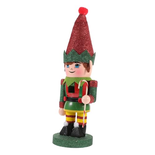 BESTYASH Weihnachtlicher Holz Dekofigur Tischornament Desktop Nutcracker Festliche Weihnachtsdekoration für Zuhause und Büro BESTYASH Weihnachtlicher Holz Dekofigur Tischornament Desktop Nutcracker Festliche Weihnachtsdekoration für Zuhause und Büro von BESTYASH