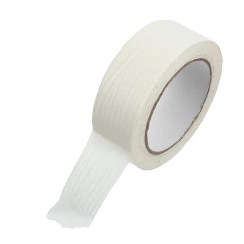 BESTYASH Weißes Malerband Leicht Abziehbares Klebeband ohne Rückstände Vielseitig für Heimdekoration Wand Fenster Bodenanwendungen Einfach Abreißbar für Maler Bastelprojekte von BESTYASH