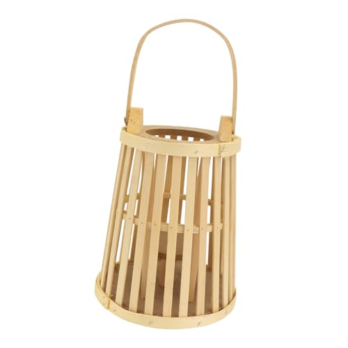 BESTYASH Wetterfeste Handgewebte Naturfaser Laterne mit Tragbarem Griff Dekorative Windlicht Kerzenhalter für Garten Terrasse Hochzeit Romantische Atmosphäre Vielseitig Hängbar oder BESTYASH Wetterfeste Handgewebte Naturfaser Laterne mit Tragbarem Griff Dekorative Windlicht Kerzenhalter für Garten Terrasse Hochzeit Romantische Atmosphäre Vielseitig Hängbar oder von BESTYASH
