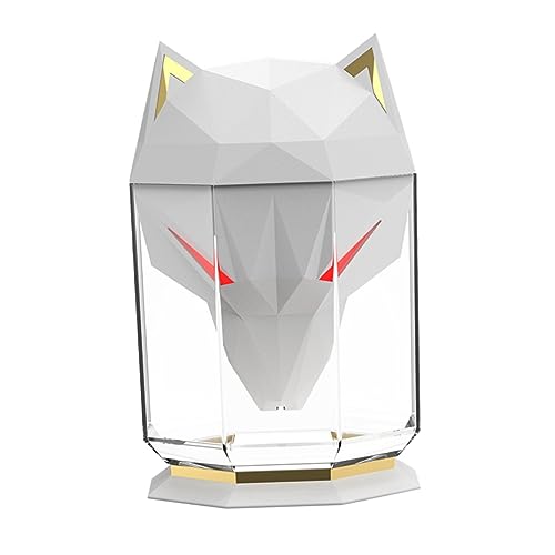 BESTYASH Wolf Shape Luftbefeuchter mit Farbigen Lichtern Stilvoller Desktop Befeuchter für Zuhause Büro und Schlafzimmer zur Befeuchtung und Verbesserung der Luftqualität BESTYASH Wolf Shape Luftbefeuchter mit Farbigen Lichtern Stilvoller Desktop Befeuchter für Zuhause Büro und Schlafzimmer zur Befeuchtung und Verbesserung der Luftqualität von BESTYASH