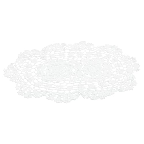 BESTYASH rutschfeste Tischmatte Aus Baumwolle 25x35cm Handgefertigte Gehäkelte Spitzenunterlage Für Tische Dekoratives Tischset Für Hochzeiten Und Partys Pflegeleicht Und Langlebig BESTYASH rutschfeste Tischmatte Aus Baumwolle 25x35cm Handgefertigte Gehäkelte Spitzenunterlage Für Tische Dekoratives Tischset Für Hochzeiten Und Partys Pflegeleicht Und Langlebig von BESTYASH