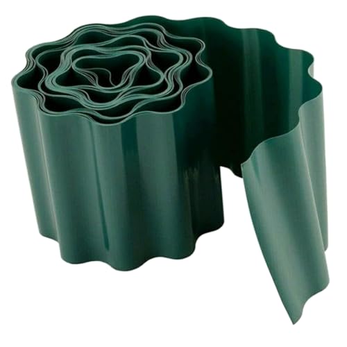 1 Rolle Wellenförmiger Gartenzaun Kunststoff Beetumrandung für Blumenbeete Gartenabtrennung und Gestaltung 1 Rolle Wellenförmiger Gartenzaun Kunststoff Beetumrandung für Blumenbeete Gartenabtrennung und Gestaltung von BESTonZON