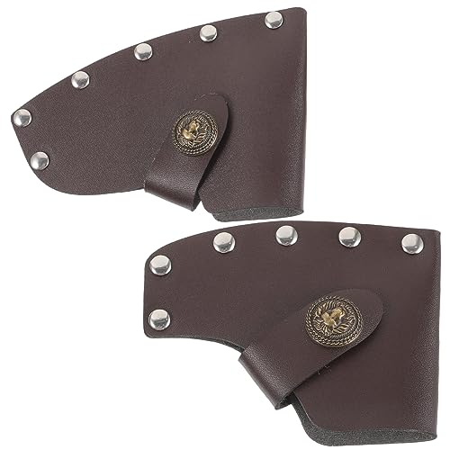 BESTonZON Beil Schutzhülle 2 Stücke Abdeckung für Camping Outdoor Tragbare Beilhülle mit Druckknöpfen Schützt vor Verletzungen Leicht Anzubringen für Outdoor Aktivitäten BESTonZON Beil Schutzhülle 2 Stücke Abdeckung für Camping Outdoor Tragbare Beilhülle mit Druckknöpfen Schützt vor Verletzungen Leicht Anzubringen für Outdoor Aktivitäten von BESTonZON