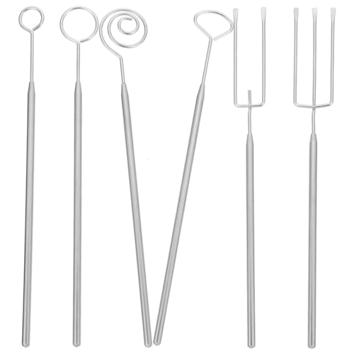 1 Set Chocolate Dipping Forks Baking Supplies Stainless Steel Fondue Forks Tools von BESTonZON