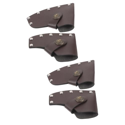 2 Sätze Wiederverwendbare Axtkopfscheide Schutzhülle Für Outdoor Aktivitäten Lederhülle Mit Druckknöpfen Praktisch Und Sicher Für Camping Und Survival 2 Stück * 2 2 Sätze Wiederverwendbare Axtkopfscheide Schutzhülle Für Outdoor Aktivitäten Lederhülle Mit Druckknöpfen Praktisch Und Sicher Für Camping Und Survival 2 Stück * 2 von BESTonZON