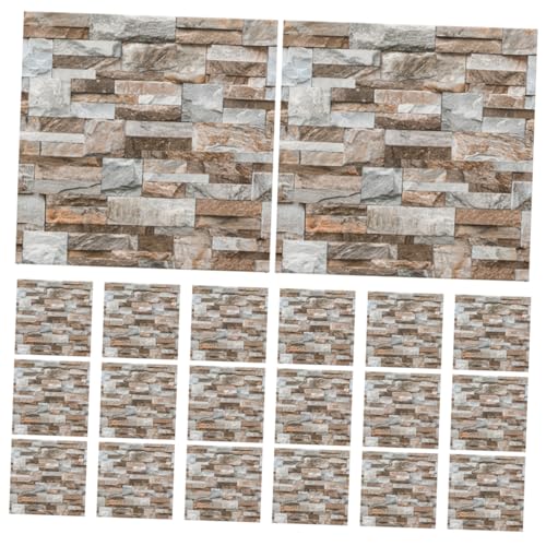 BESTonZON Retro Fliesenaufkleber 20 Blatt Selbstklebend für Badezimmer und Küche Wandaufkleber für Zuhause Vintage Ziegeldesign PVC Entfernbare Wandfliesenaufkleber Dekorative Wanddekoration BESTonZON Retro Fliesenaufkleber 20 Blatt Selbstklebend für Badezimmer und Küche Wandaufkleber für Zuhause Vintage Ziegeldesign PVC Entfernbare Wandfliesenaufkleber Dekorative Wanddekoration von BESTonZON