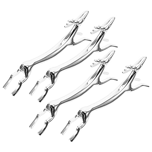 4pcs Stäbchen Halter Edelstahl Hirsche Figur Essstäbchen Bank Messer Bänke Besteckablagen Stäbchenablage Löffel Halter Tischdeko Restaurants Zubehör von BESTonZON