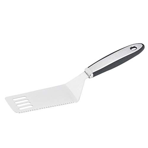 BESTONZON Grillwender Grillspatel Bratenwender Kuchenheber Edelstahl Spachtel Spatel mit Wellenschliff von BESTonZON