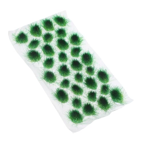 BESTonZON 1 Blatt Kunstrasen Miniatur Gras Cluster DIY Simuliertes Material Simulation Künstliches Landschaftsgras Zum Basteln Landschaftsmodellierung Gras Kunstrasen Teppich von BESTonZON