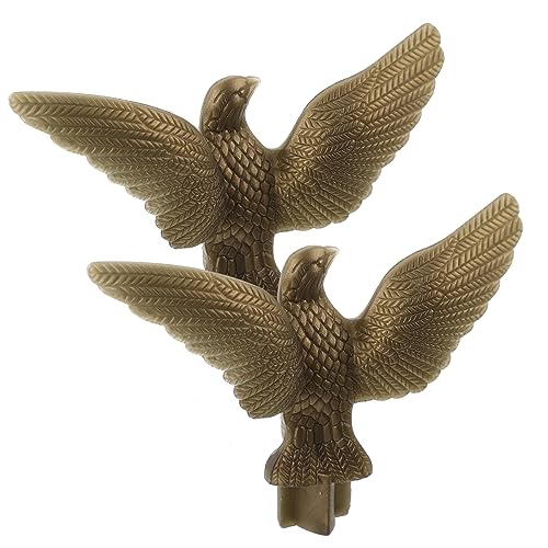 BESTonZON 1 Satz Adler Flaggenmast Kopf Für Gartenfahnen Robuster Fahnenmast Topper Flexibles Design Zum Austausch Von Beschädigten Fahnenkopf 2 Stück von BESTonZON