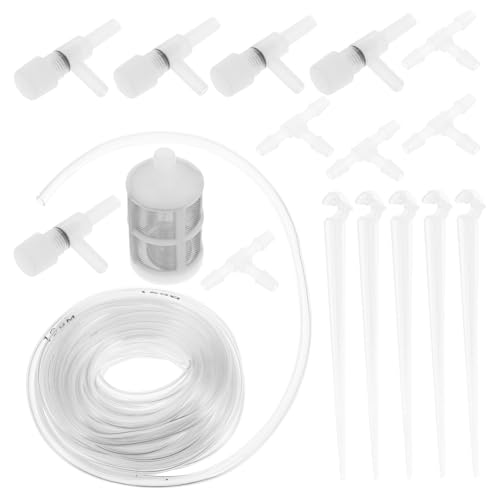 BESTonZON 1 Satz Garten Bewässerungssystem Automatisches Tropfbewässerungsset mit Verstellbarem Ventil für Balkon Zimmerpflanzen und Blumenbeete Optimiert für Effiziente Wasserverteilung von BESTonZON