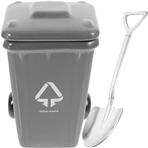 BESTonZON 1 Satz Mülleimer Tasse Mülltonne Becher Lustige Kaffeetasse Wasserbecher Lustige Tassen Wachen Sie Auf Und Backen Sie Kaffee-tasse Kreativ Teetasse Milchkaffee Keramik Whiskey Büro von BESTonZON